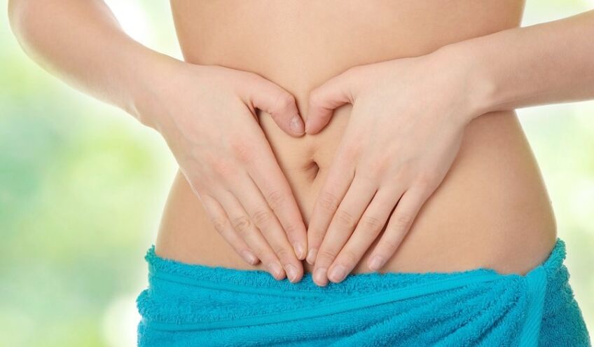 Abdominal pain with helminthiasis