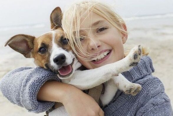 Parasitic infection from a dog