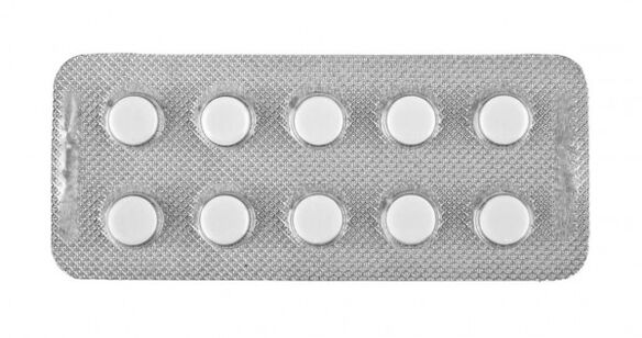 Tablets against parasites in humans